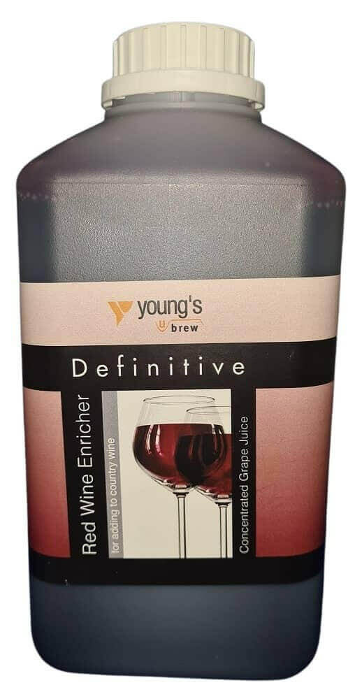 Red Grape Juice Litre Youngs The Home Brew Shop