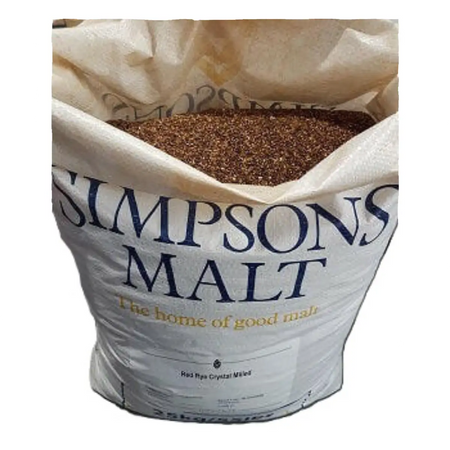 Red Rye Crystal 1kg Milled/Crushed | Simpsons Malt | The Home Brew Shop | 610021