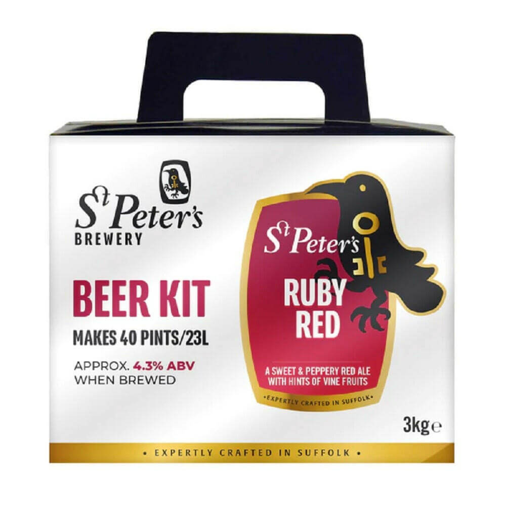 St Peters Ruby Red Ale Beer kit | The Home Brew Shop | 101242 - 1752