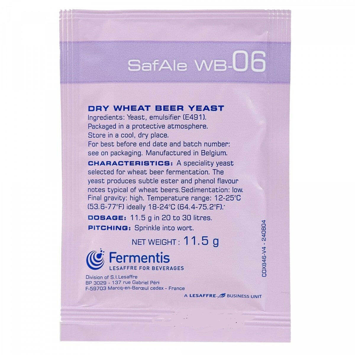 SafAle WB-06 Wheat Yeast BBE 09-2025 | The Home Brew Shop | 100356 - 32013