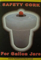 Safety Demijohn cork for 1gallon glass demijohns - 42000 | The Home Brew Shop | 101390