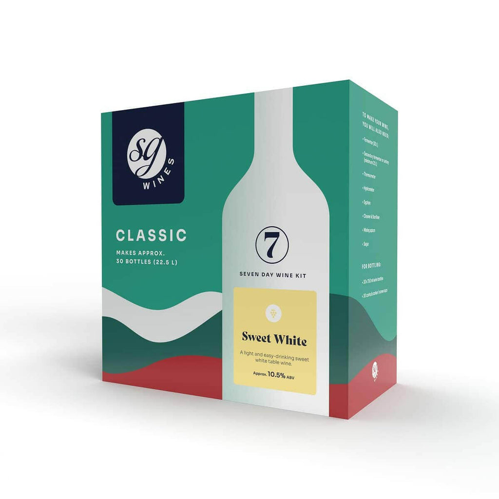 SG Classic Sweet White wine kit 30 Bottle - Solomon Grundy | The Home Brew Shop | 100962 - 1032