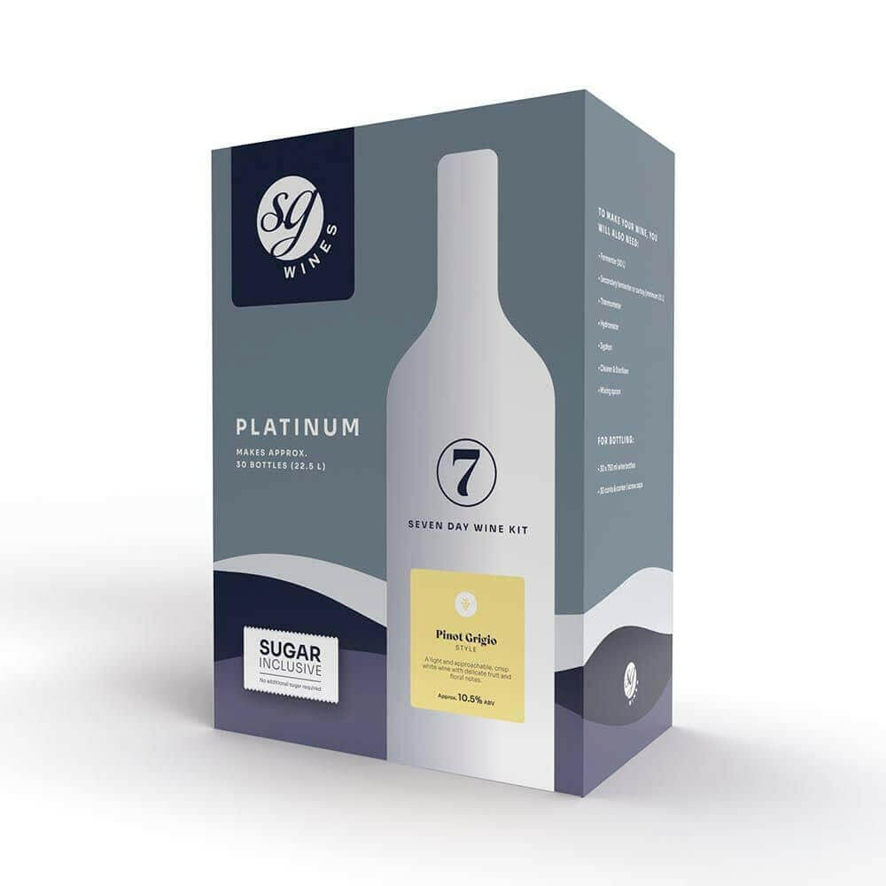 Pinot Grigio Wine Kit - Platinum - SG Wines | The Home Brew Shop | 1053