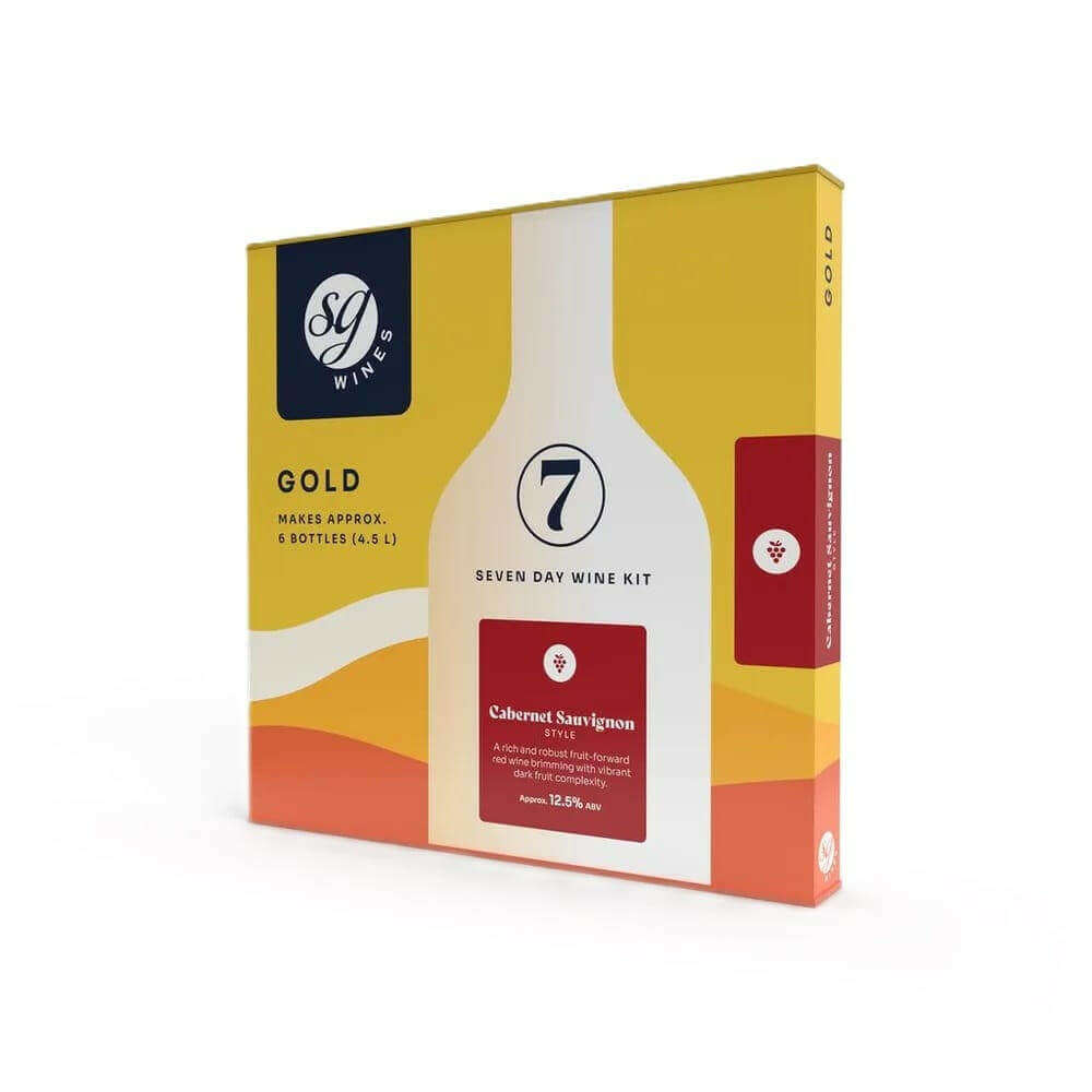 Cabernet Sauvignon Wine Kit | SG Wines Gold | 6 Bottles | The Home Brew Shop | 100970 - 1028