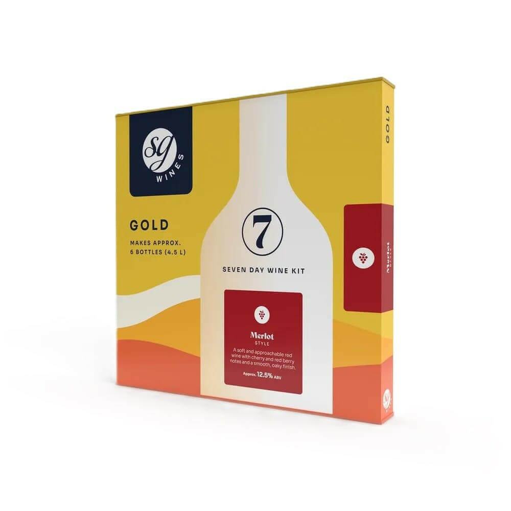 Merlot Wine Kit | SG Wines Gold | 6 Bottles | The Home Brew Shop | 100969 - 1027