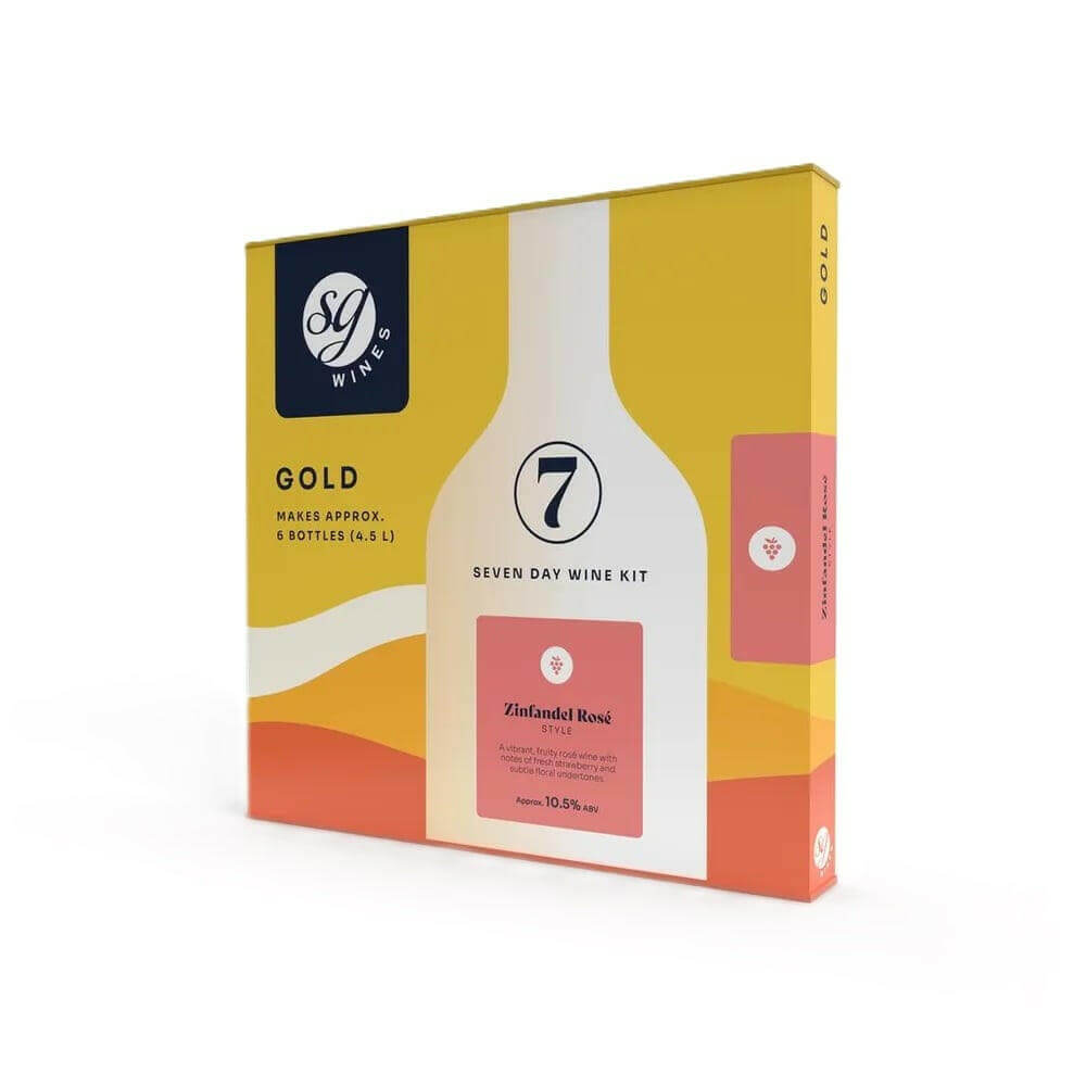 Zinfandel Rosé Wine Kit | SG Wines Gold | 6 Bottles | The Home Brew Shop | 100968 - 1026