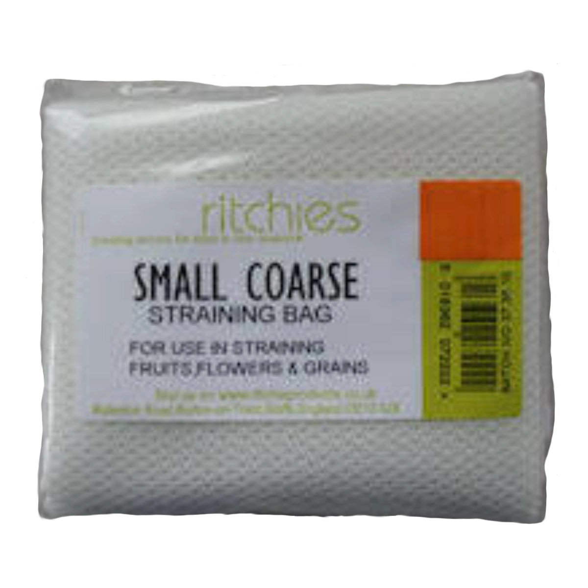 Small Straining Bag, Coarse packaging for home brewing and straining fruits, flowers, and grains.