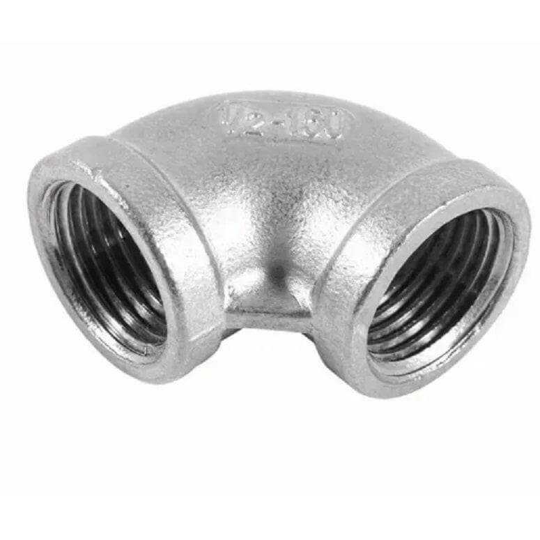 Stainless Steel 90 Degree Elbow - 1/2" BSP | The Home Brew Shop | 66916