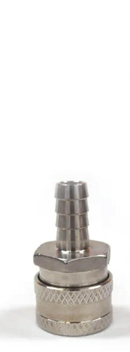 Stainless steel Female Quick Disconnect with 1/2" Barb | The Home Brew Shop | 66933
