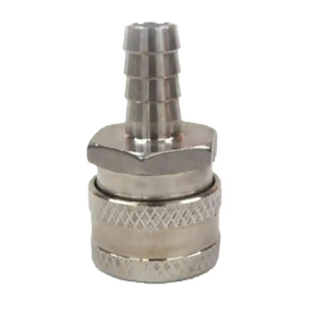 Stainless steel Female Quick Disconnect with 1/2" Barb | The Home Brew Shop | 66933