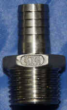 Stainless Steel 1/2" x 1/2" Barb | The Home Brew Shop | 846196