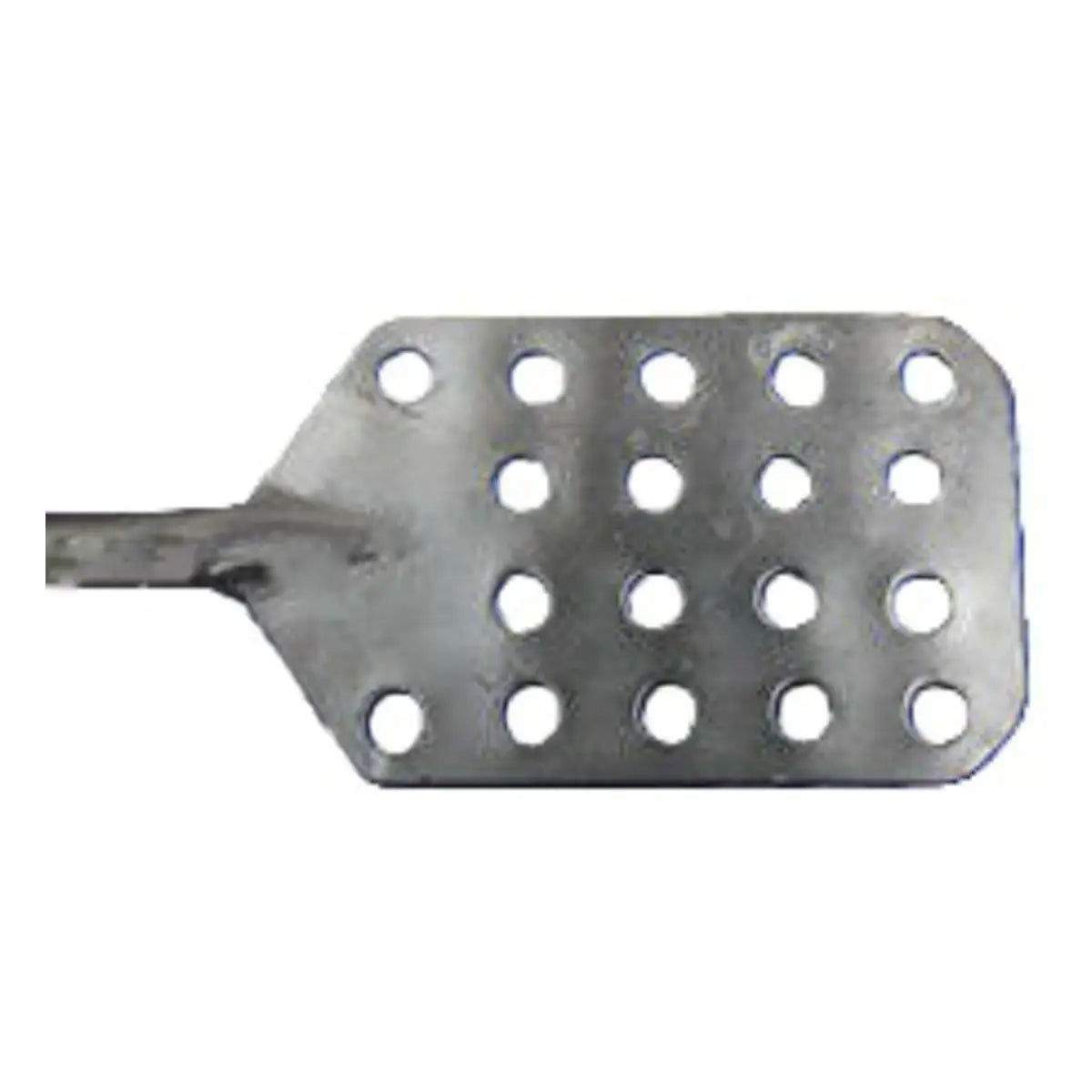 Stainless Steel Mashing Paddle 30" long, showing the perforated surface design for efficient mashing.