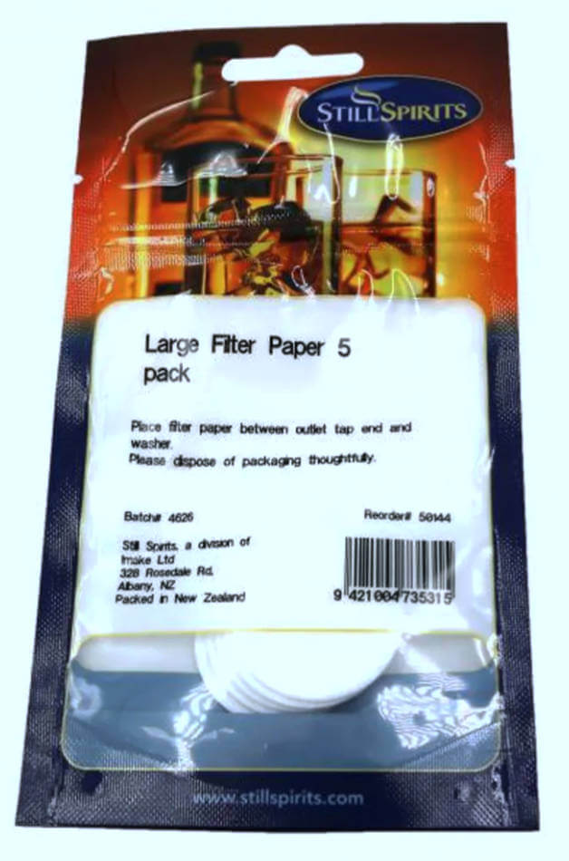 Still Spirits Large Filter Paper 5 Pack | The Home Brew Shop | 50144