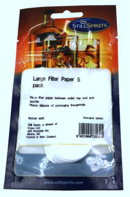 Still Spirits Large Filter Paper 5 Pack | The Home Brew Shop | 50144