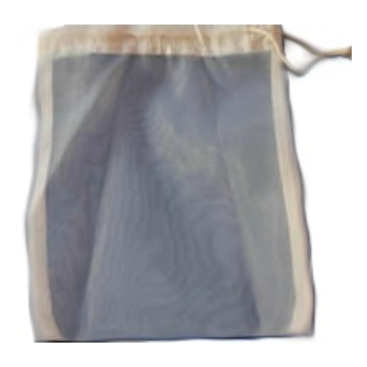 Nylon Bag - Drawstring 8x15" ideal for brewing, fermenting, and winemaking with ultra-fine mesh for effective filtration.