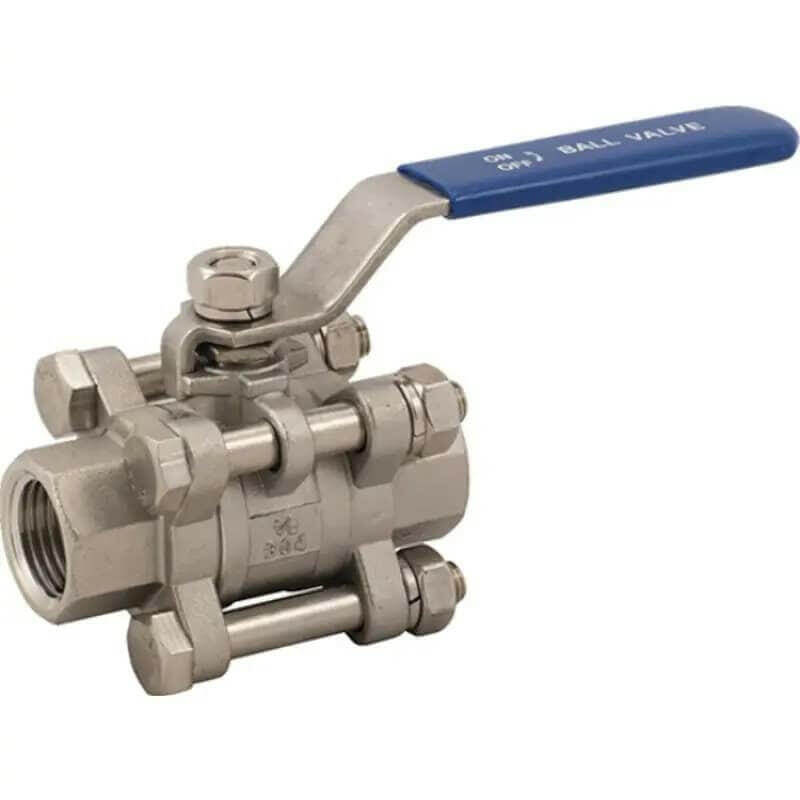 3 Piece Stainless Steel Ball Valve 1/2" | The Home Brew Shop | 66900