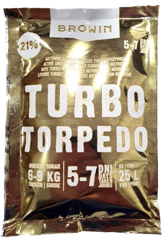 Turbo Torpedo 5-7 Days Distillers Yeast Browin | The Home Brew Shop | 403131
