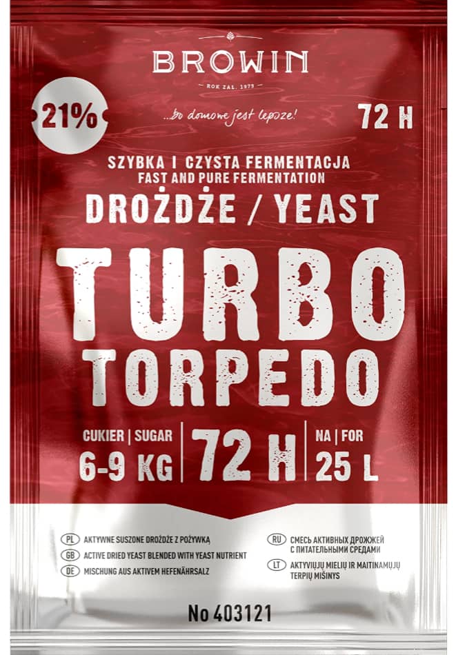 Turbo Torpedo Distillery Yeast Browin | The Home Brew Shop | 403121