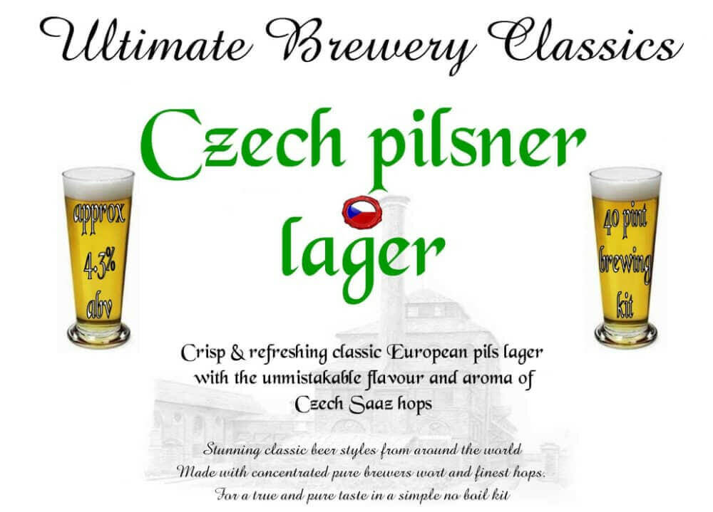 Czech Pils Beer Kit - Ultimate Brewery Classics | The Home Brew Shop | 150082