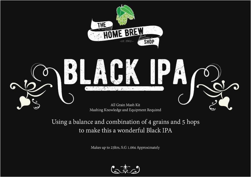 Black IPA - All Grain Mash Kit | The Home Brew Shop | 513272