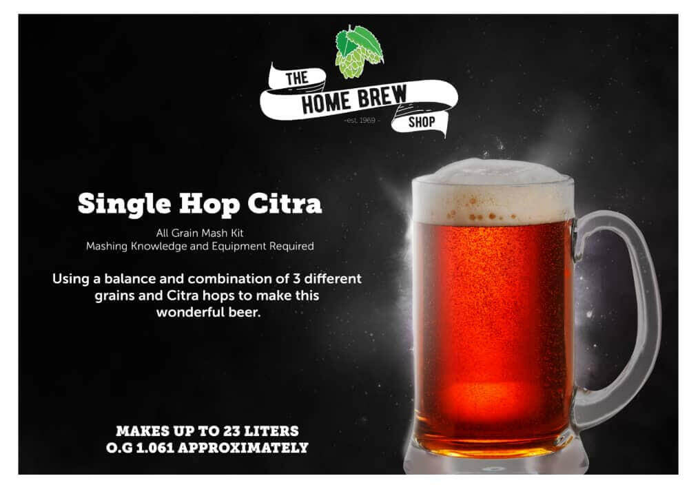 Single Hop Citra - All Grain Mash Kit | The Home Brew Shop | 513276