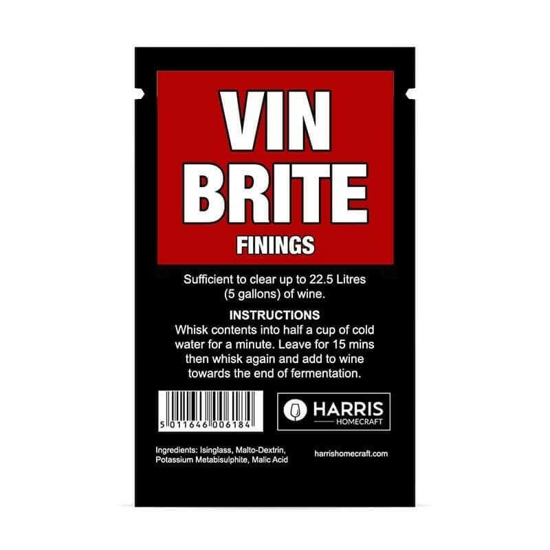 Vin Brite Finings Single Sachet - Harris | The Home Brew Shop | 88830