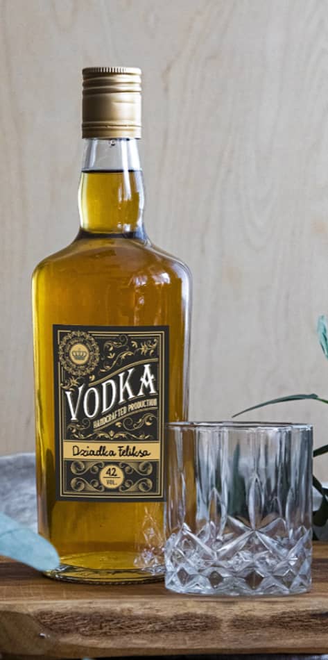 Vodka Self Adhesive Label 20 Pack | Browin | The Home Brew Shop | 660032