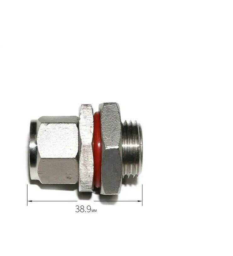 Weldless Bulkhead with Compression 3/8" | The Home Brew Shop | 69930