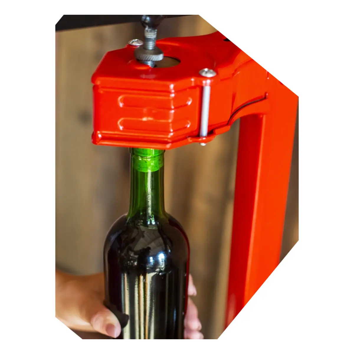 Cork in bottle