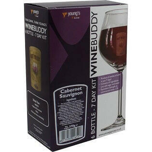 WineBuddy Cabernet Sauvignon Wine kit 1 Gallon | The Home Brew Shop | 165500