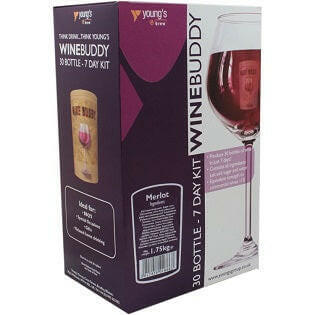 WineBuddy Merlot Wine kit 1 Gallon | The Home Brew Shop | 1656