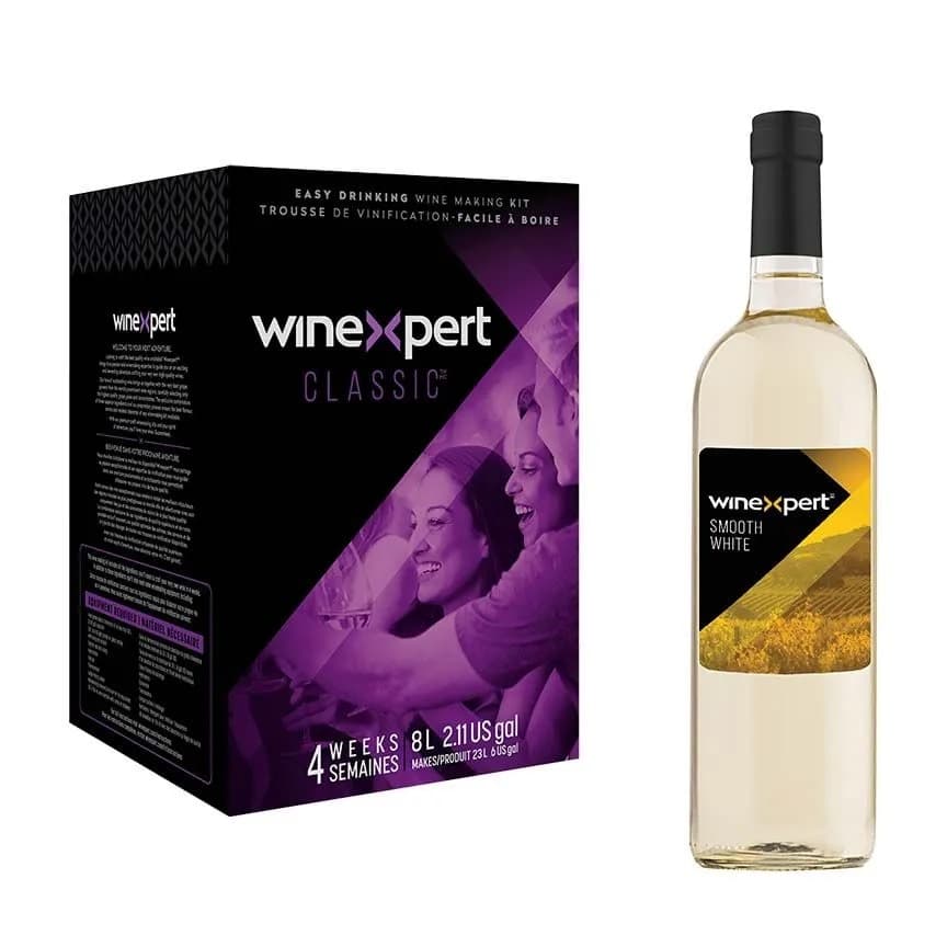 Winexpert Classic Smooth White Wine Making Kit 30 Bottles | The Home Brew Shop | 2857