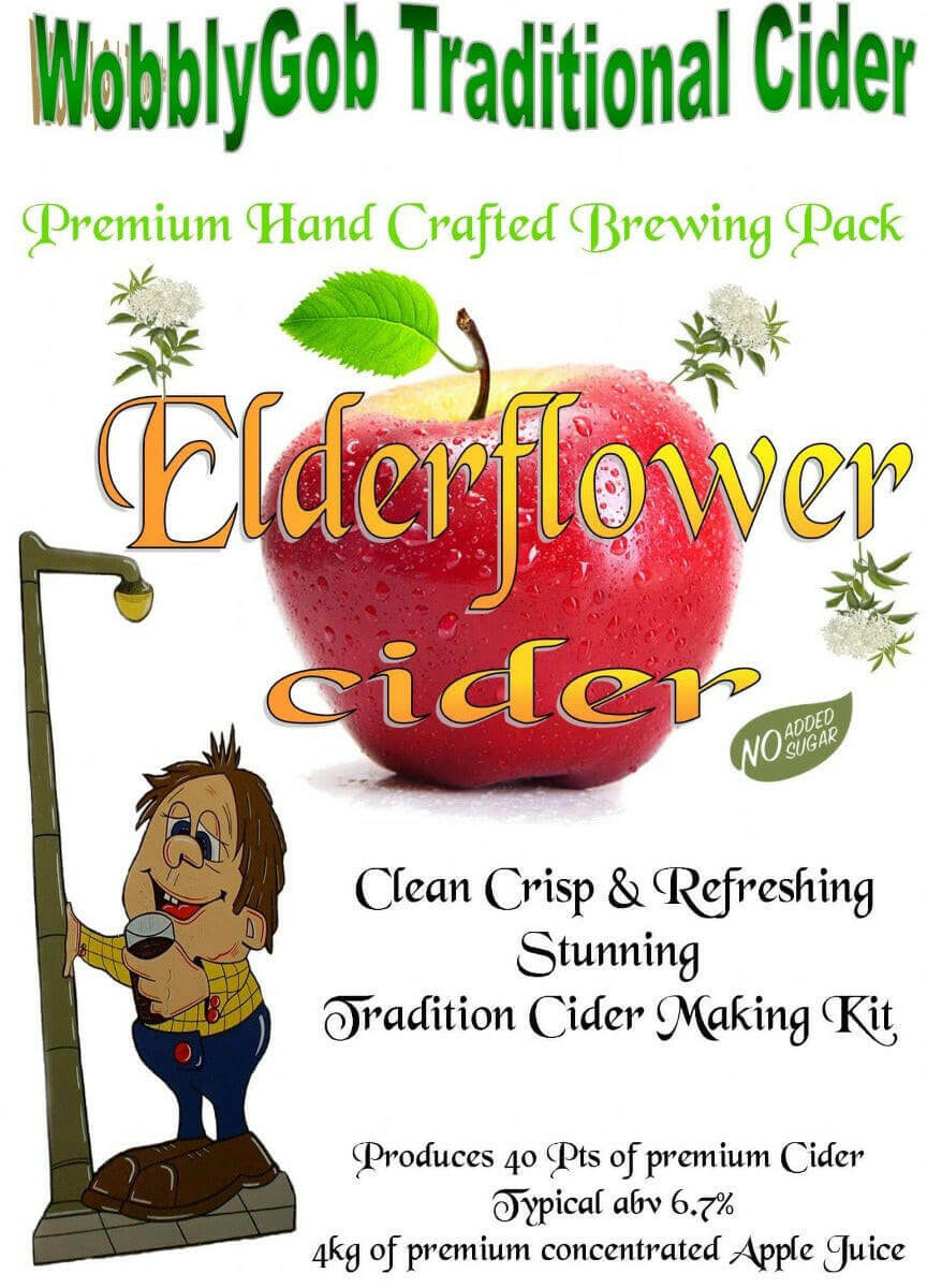 WobblyGob Elderflower Cider Kit | The Home Brew Shop | 437562