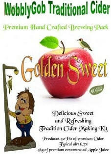 WobblyGob Golden Sweet Cider Kit | The Home Brew Shop | 437655