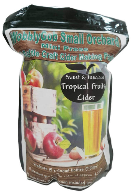 Mini Press Tropical Fruits Cider Kit 15 Pints | The Home Brew Shop | 50118