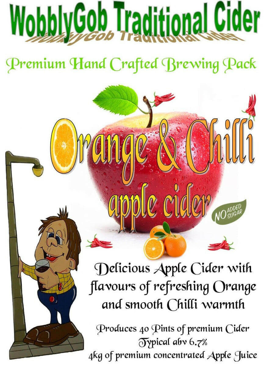 WobblyGob Orange Chilli Cider Kit | The Home Brew Shop | 437656