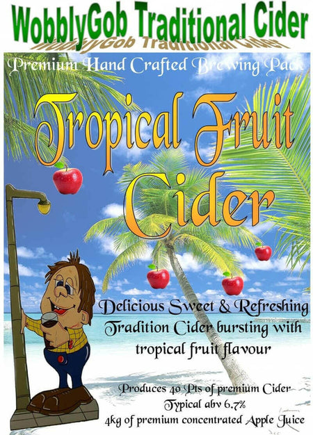 WobblyGob Tropical Fruit Cider Kit | The Home Brew Shop | 437658