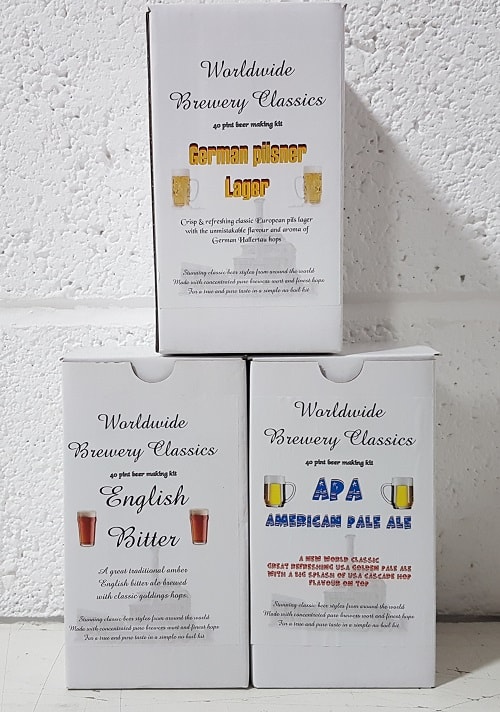 Worldwide Brewery Classics Beer Making Kits