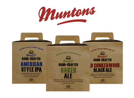 Muntons Hand 3.6kg Crafted Home Brew Beer Kits