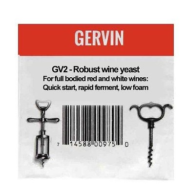 Gervin Wine Yeast - Gervin yeasts